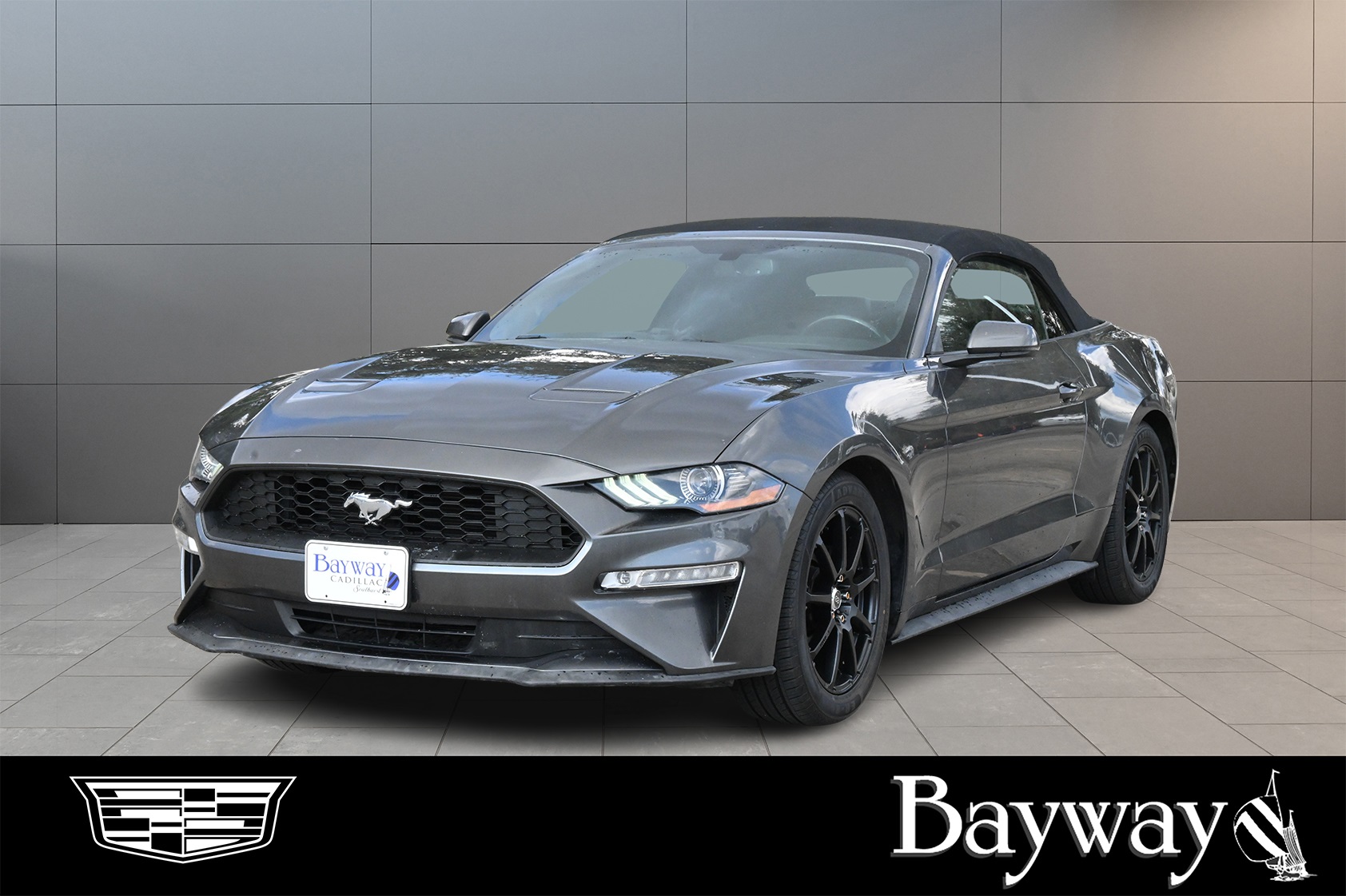 2019 Ford Mustang EcoBoost Premium Gray at DeMontrond Auto Country