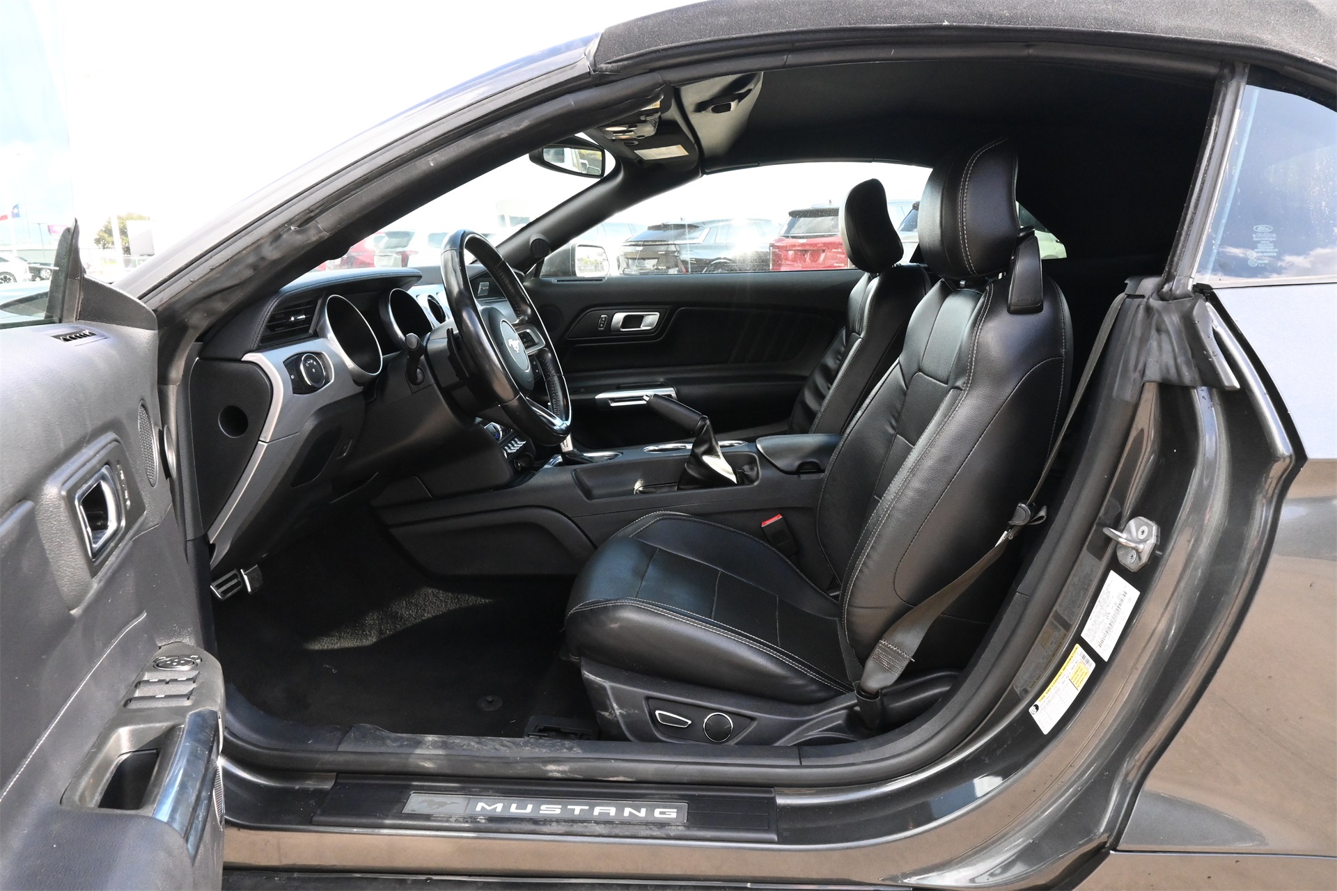 2019 Ford Mustang EcoBoost Premium Gray at DeMontrond Auto Country