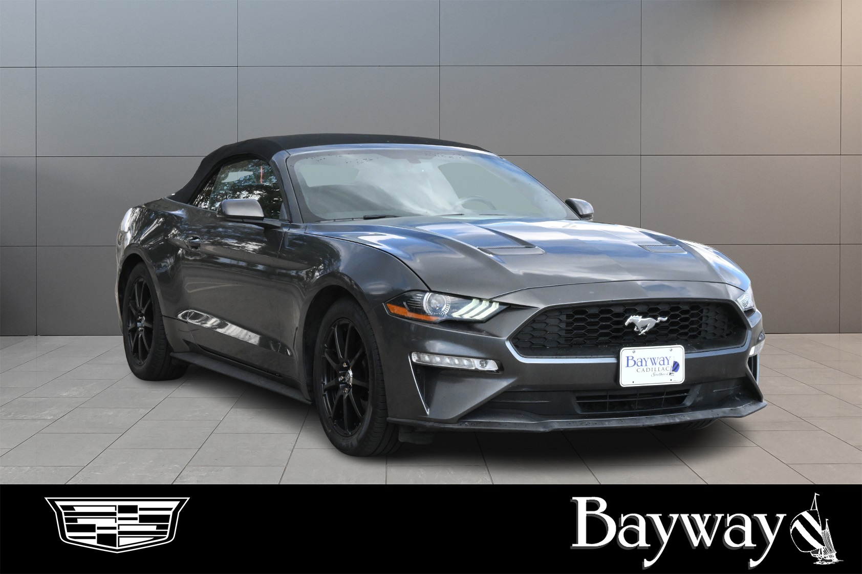 2019 Ford Mustang EcoBoost Premium Gray at DeMontrond Auto Country