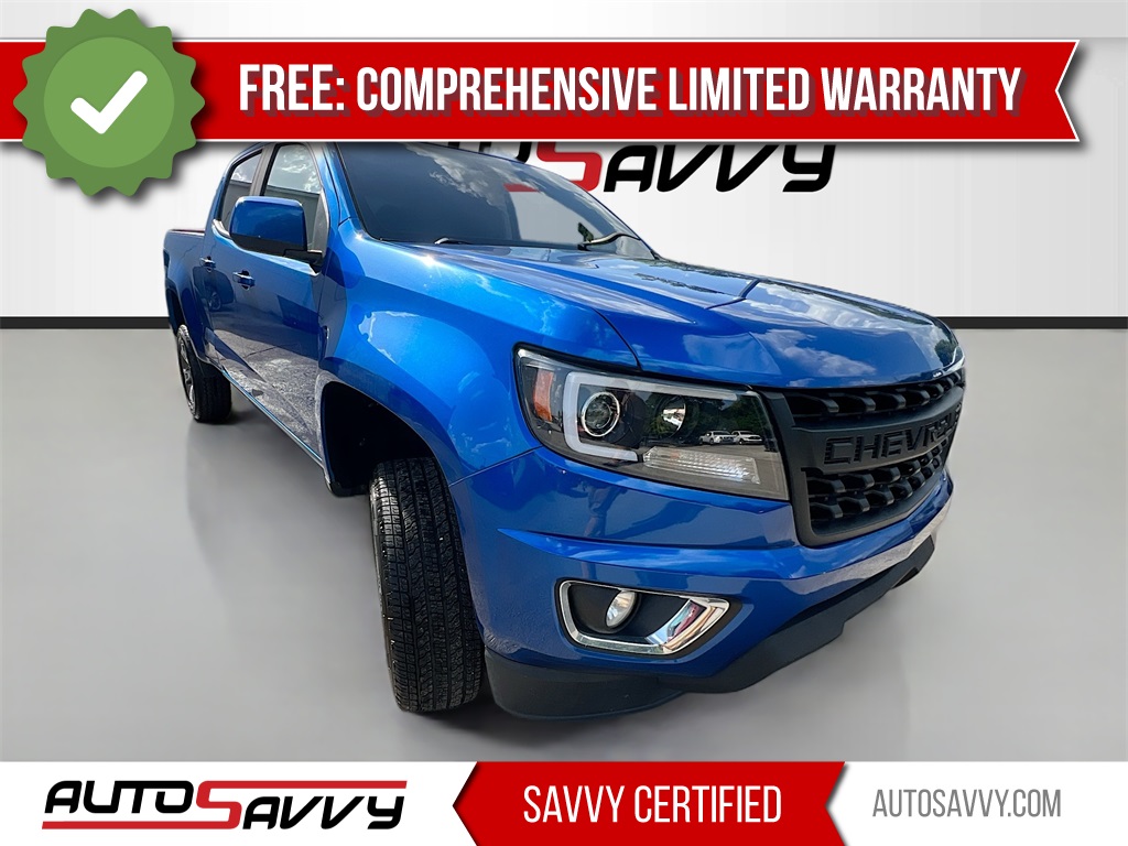 2019 Chevrolet Colorado Z71 Blue at Shottenkirk Kia Fort Bend