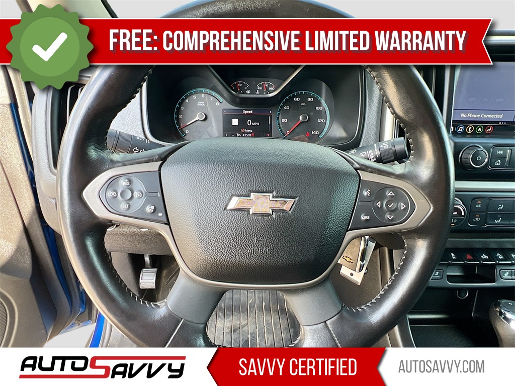 2019 Chevrolet Colorado Z71 Blue at Shottenkirk Kia Fort Bend