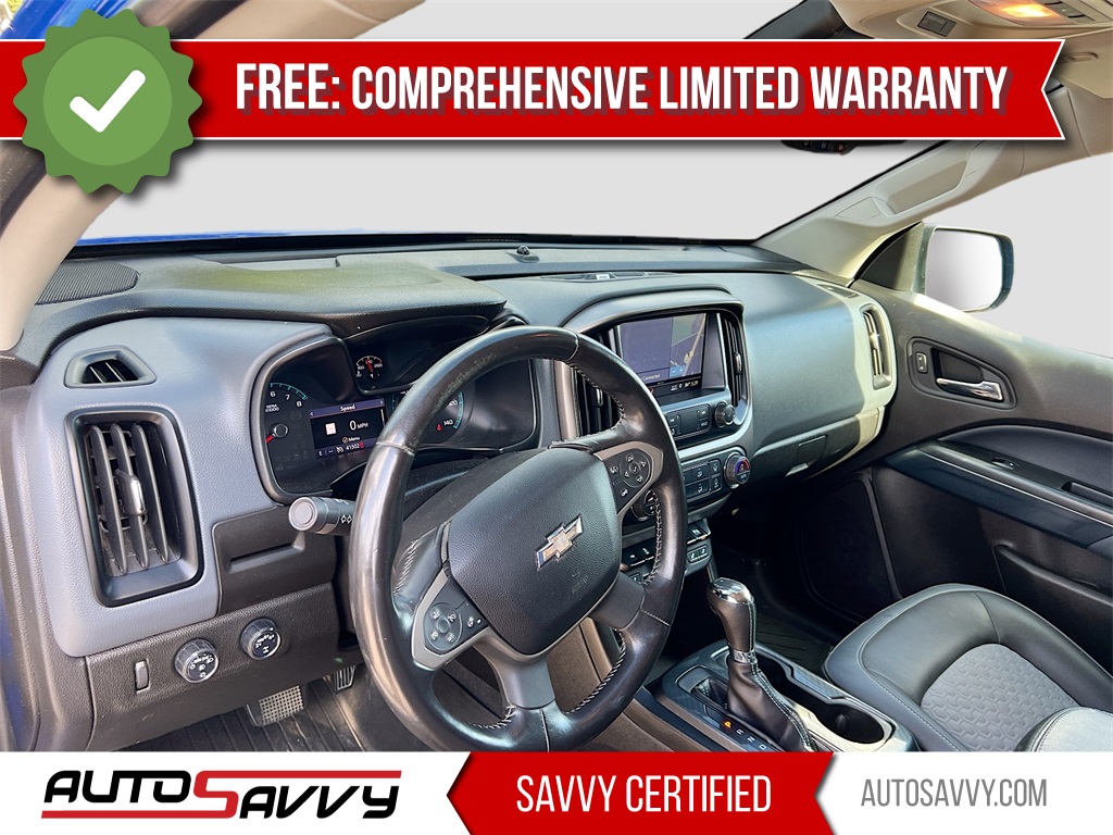 2019 Chevrolet Colorado Z71 Blue at Shottenkirk Kia Fort Bend