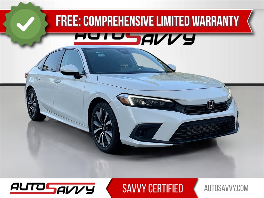 2024 Honda Civic EX White at South Houston Nissan