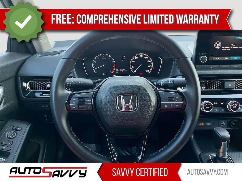 2024 Honda Civic EX White at South Houston Nissan