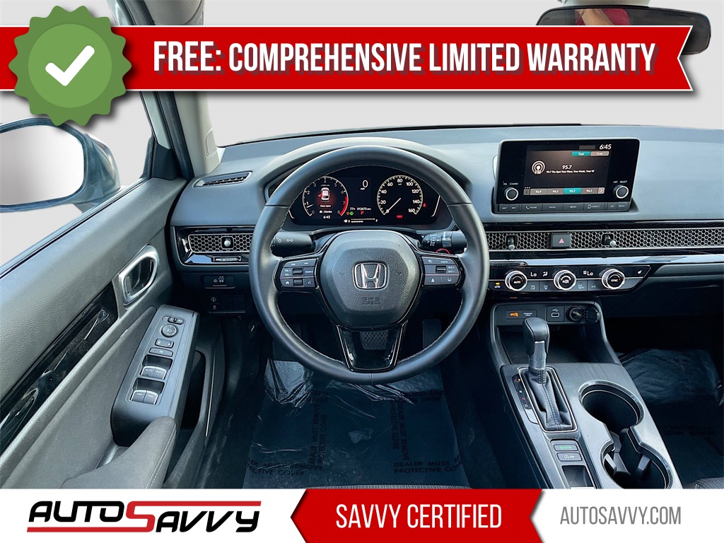 2024 Honda Civic EX White at South Houston Nissan