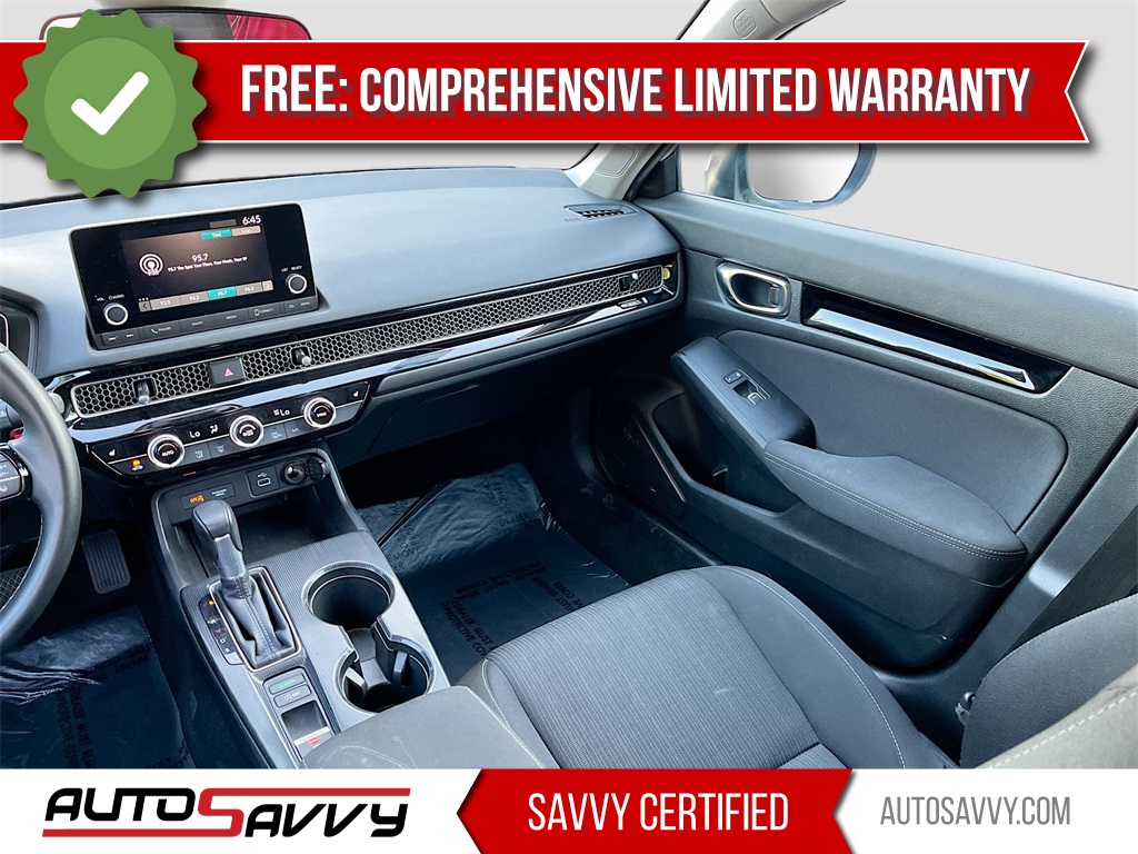 2024 Honda Civic EX White at South Houston Nissan