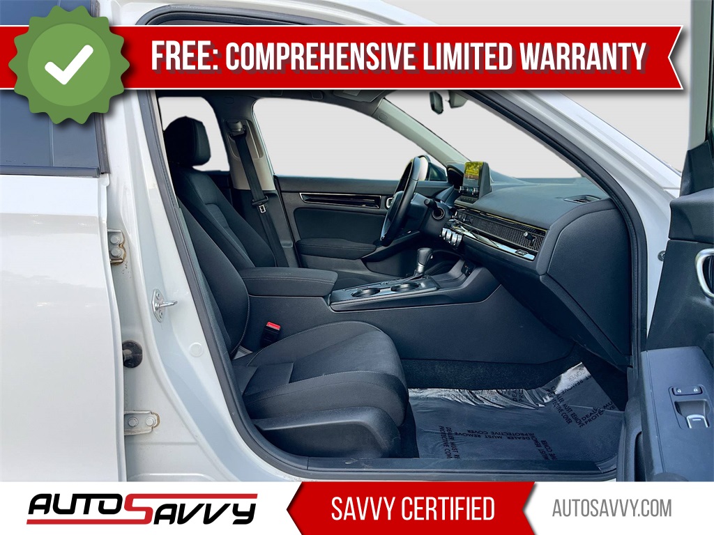 2024 Honda Civic EX White at South Houston Nissan