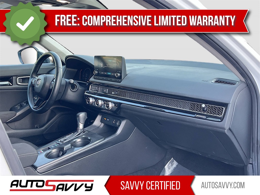 2024 Honda Civic EX White at South Houston Nissan