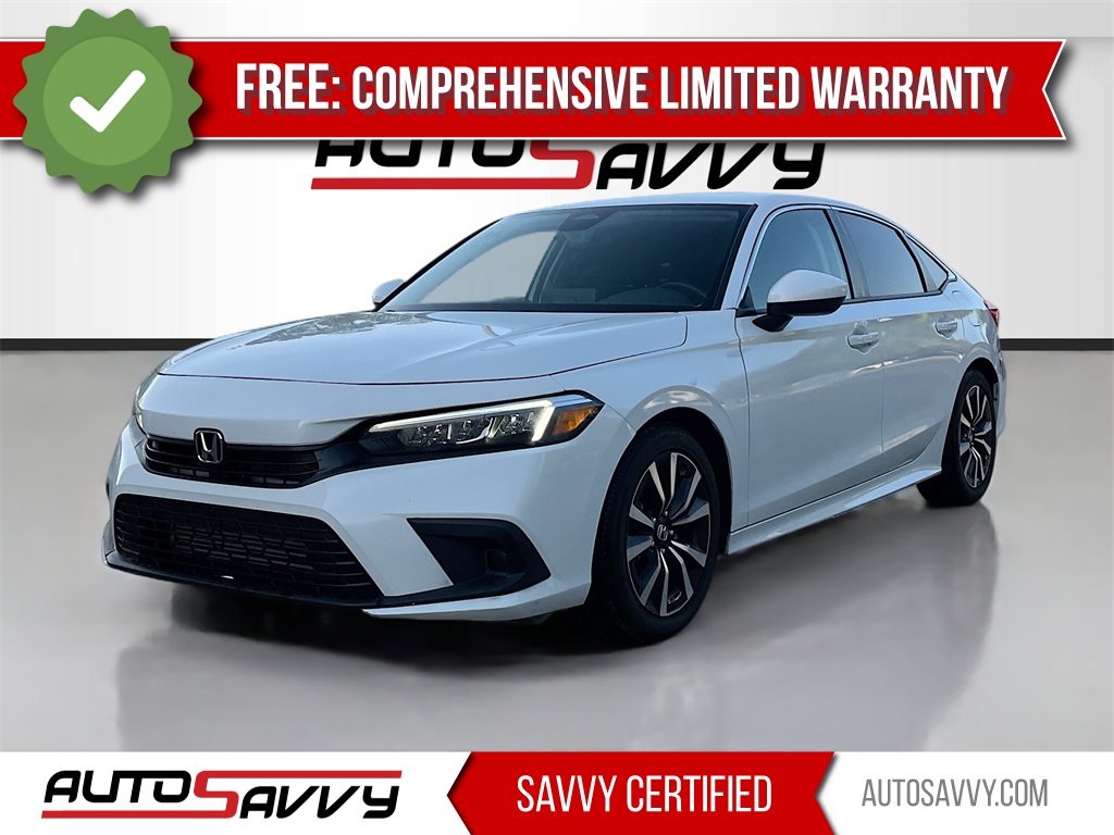 2024 Honda Civic EX White at South Houston Nissan