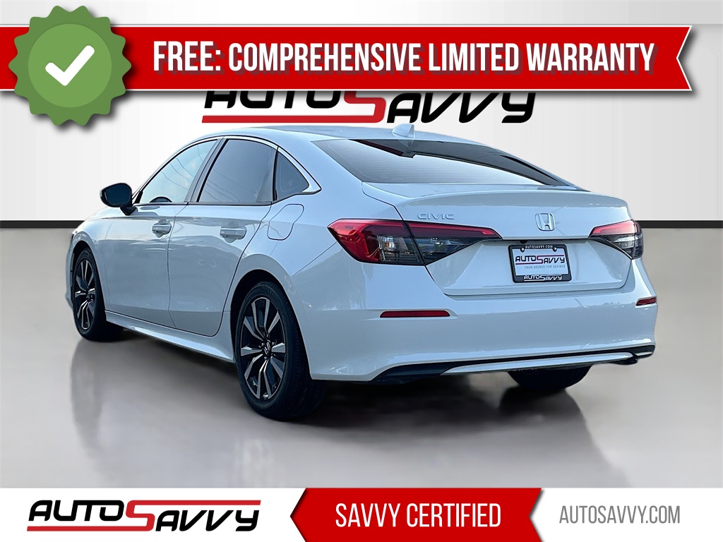 2024 Honda Civic EX White at South Houston Nissan