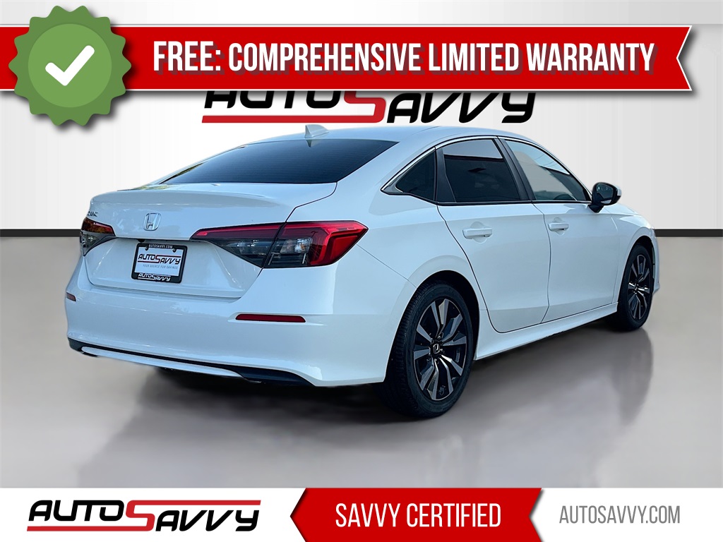2024 Honda Civic EX White at South Houston Nissan