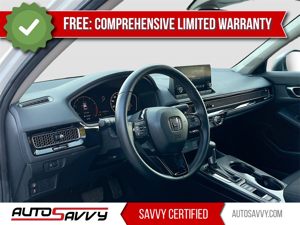 2024 Honda Civic EX White at South Houston Nissan