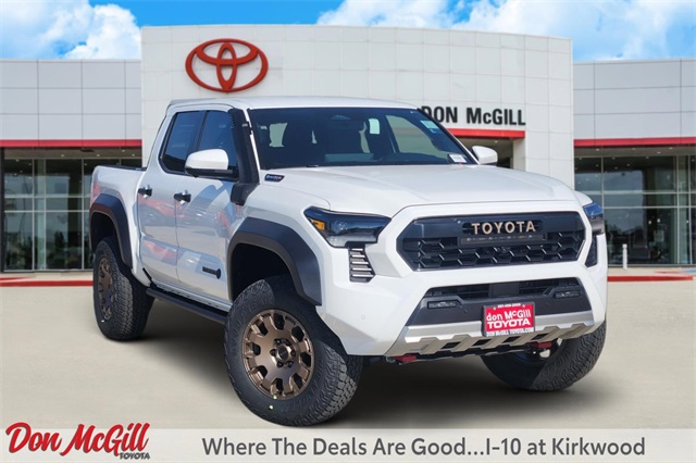 2025 Toyota Tacoma Hybrid Trailhunter White at Classic Toyota Galveston