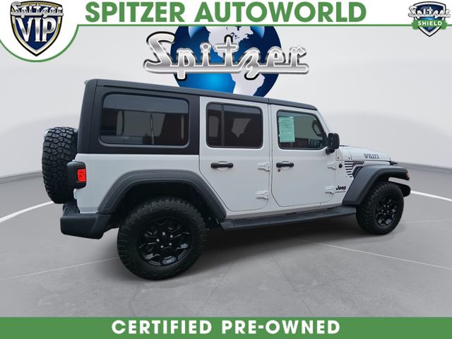 Bright White Clearcoat 2023 Jeep Wrangler SUV / Crossover Four-Wheel Drive 8-Speed Automatic