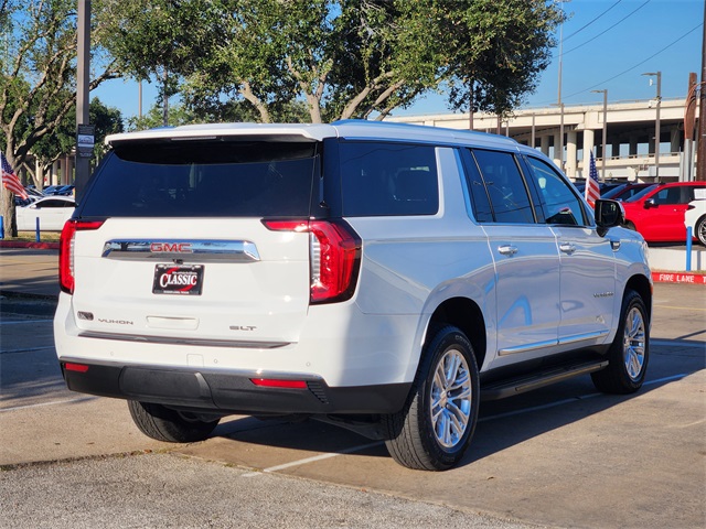 2024 GMC Yukon XL SLT White at Classic Chevrolet Galveston