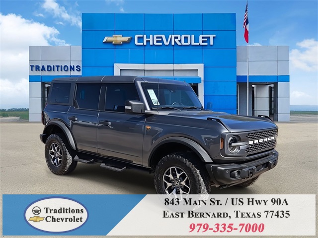 2022 Ford Bronco Badlands Gray at Classic Chevrolet Galveston