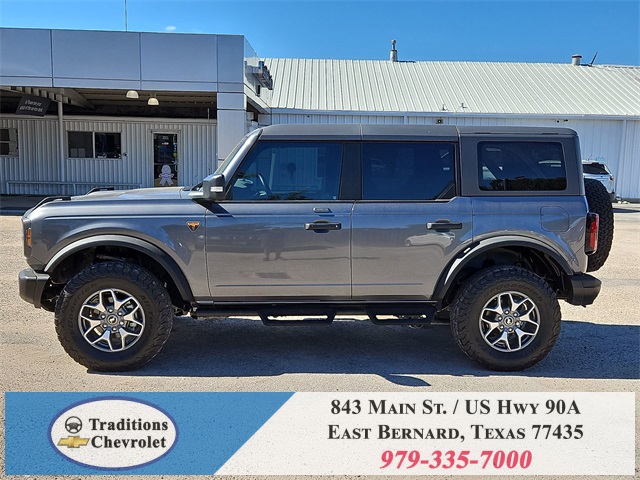 2022 Ford Bronco Badlands Gray at Classic Chevrolet Galveston