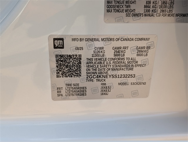 2025 Chevrolet Silverado 2500HD LT White at Wharton Chevrolet GMC