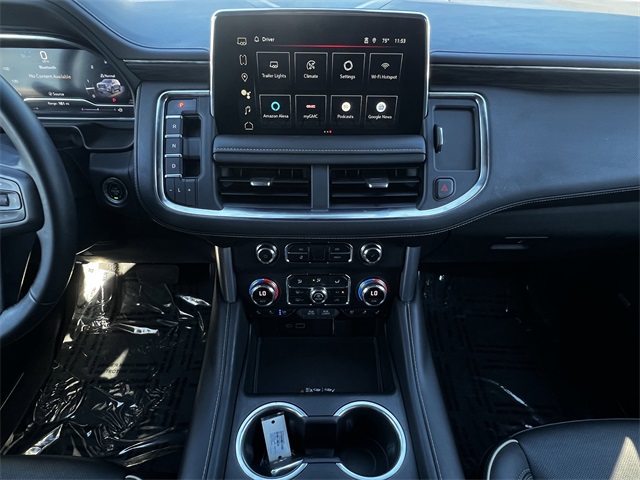 2023 GMC Yukon SLT White at Classic Chevrolet Galveston