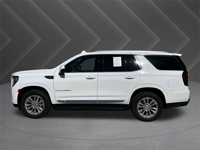 2023 GMC Yukon SLT White at Classic Chevrolet Galveston
