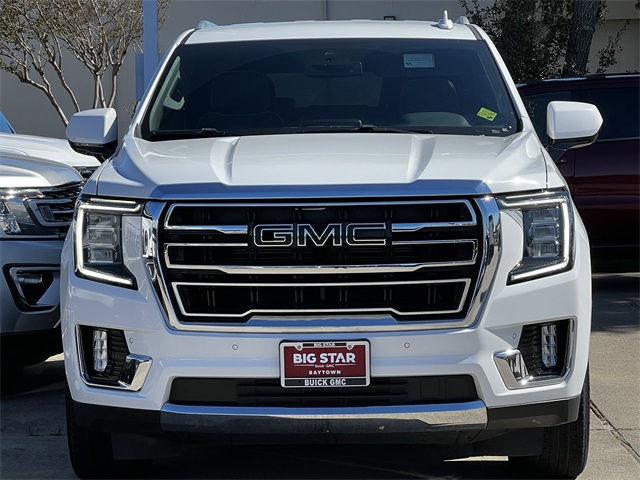 2023 GMC Yukon SLT White at Classic Chevrolet Galveston