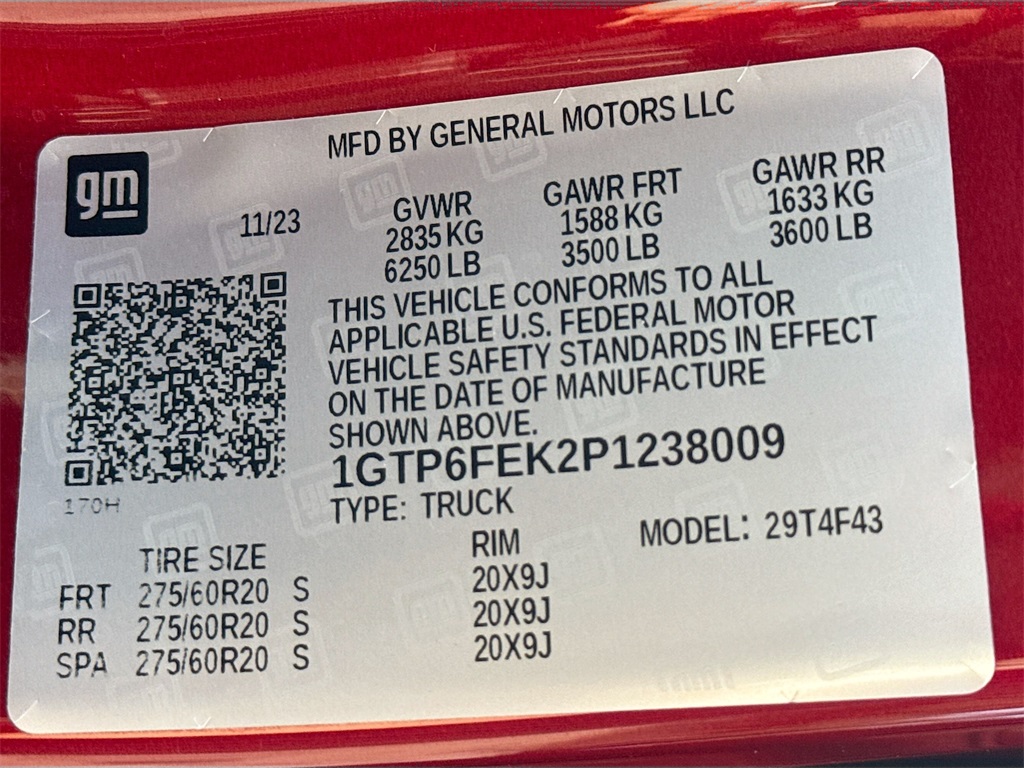 2023 GMC Canyon Denali Red at Central Houston Nissan