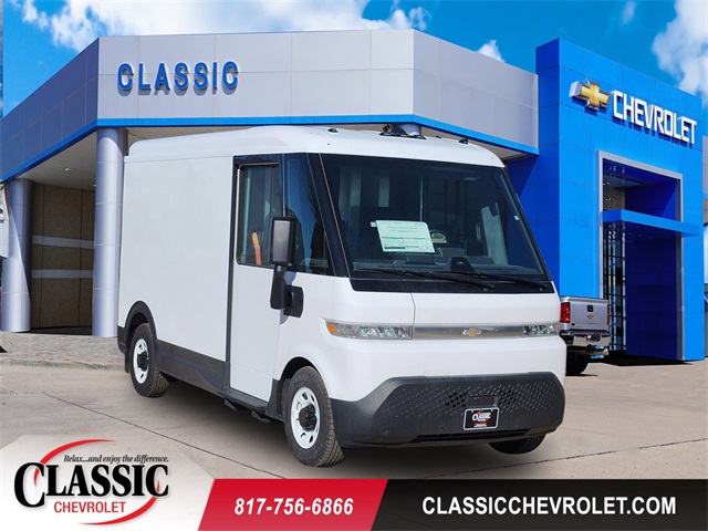 Oyster White 2025 Chevrolet BrightDrop 1-Speed Automatic