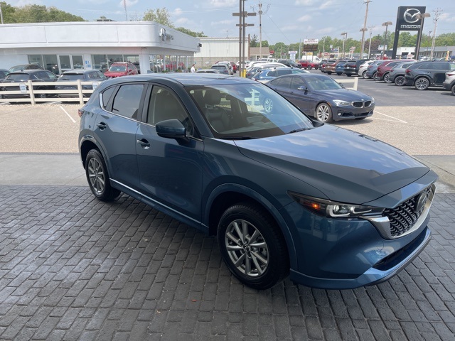 Blue 2024 MAZDA CX-5 for sale in South Bend, IN Photo 3