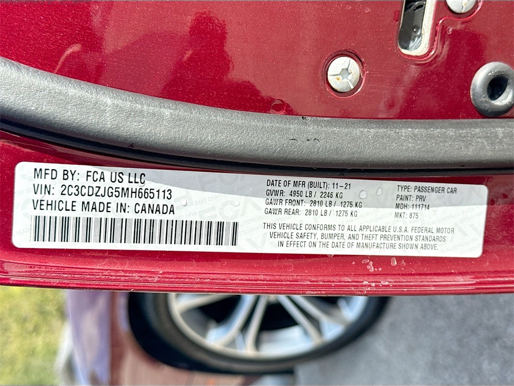 2021 Dodge Challenger GT Red at Victoria Chrysler Dodge Jeep Ram