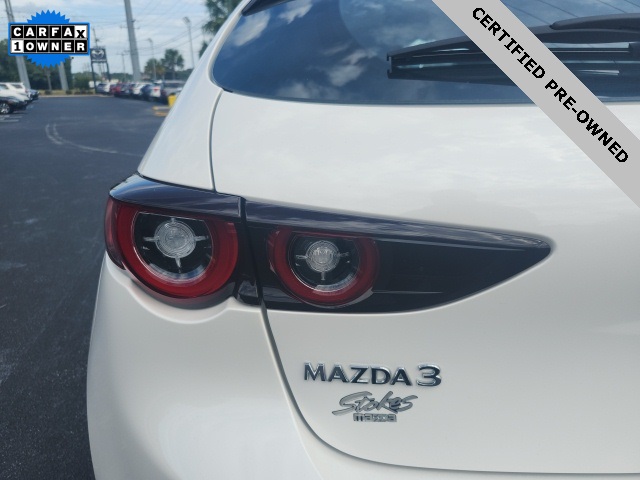 2025 Mazda Mazda3 2.5 S Preferred Package White at Stokes Mazda