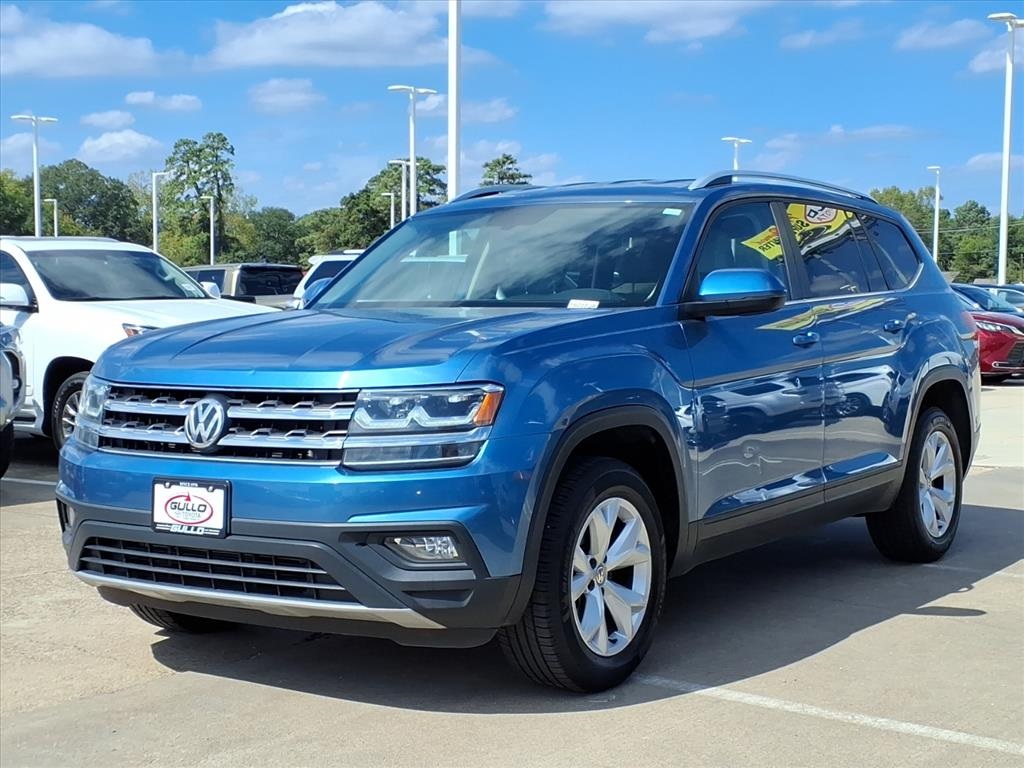 2019 Volkswagen Atlas 3.6L V6 SE Blue at Keating Nissan