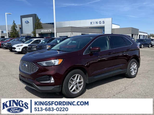 Red (Burgundy Velvet Metallic Tinted Clearcoat) 2023 Ford Edge SEL AWD SUV / Crossover All-Wheel Drive 8-Speed Automatic