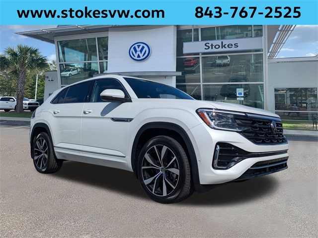 2026 Volkswagen Atlas Cross Sport 2.0T SEL Premium R-Line White/off-white at Stokes Volkswagen
