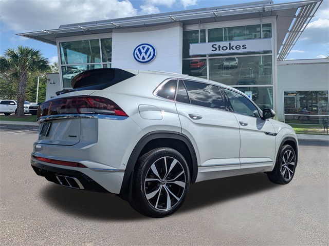 2026 Volkswagen Atlas Cross Sport 2.0T SEL Premium R-Line White/off-white at Stokes Volkswagen
