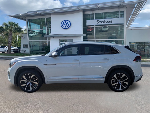 2026 Volkswagen Atlas Cross Sport 2.0T SEL Premium R-Line White/off-white at Stokes Volkswagen