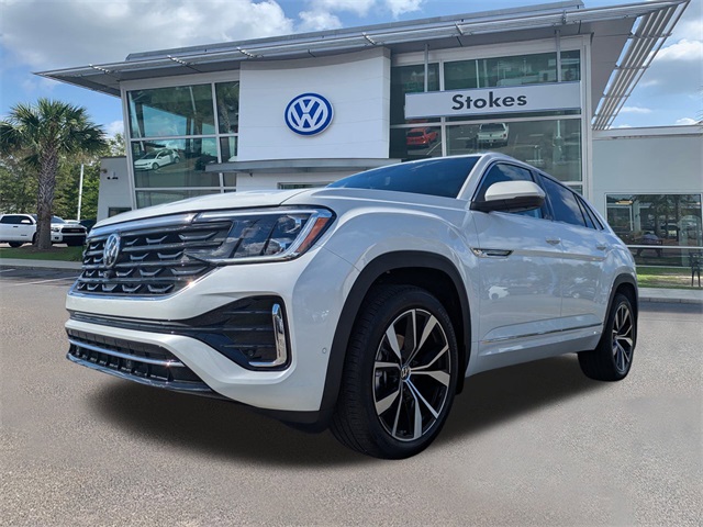 2026 Volkswagen Atlas Cross Sport 2.0T SEL Premium R-Line White/off-white at Stokes Volkswagen