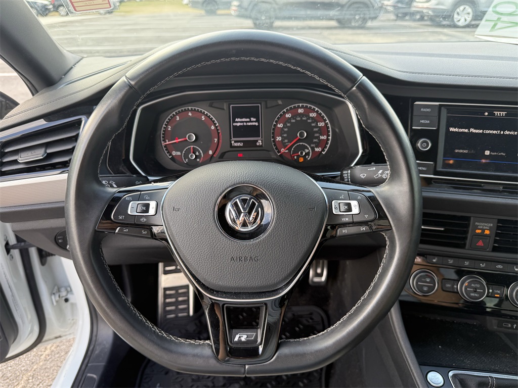 2021 Volkswagen Jetta R-Line White at DeMontrond Auto Country