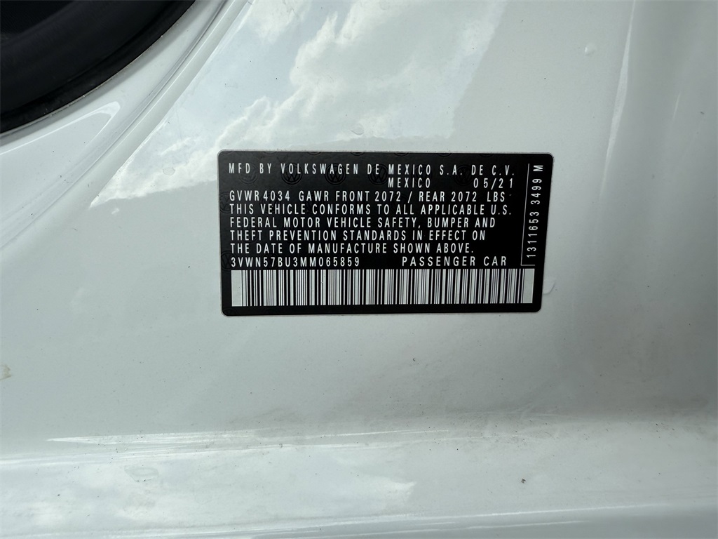 2021 Volkswagen Jetta R-Line White at DeMontrond Auto Country