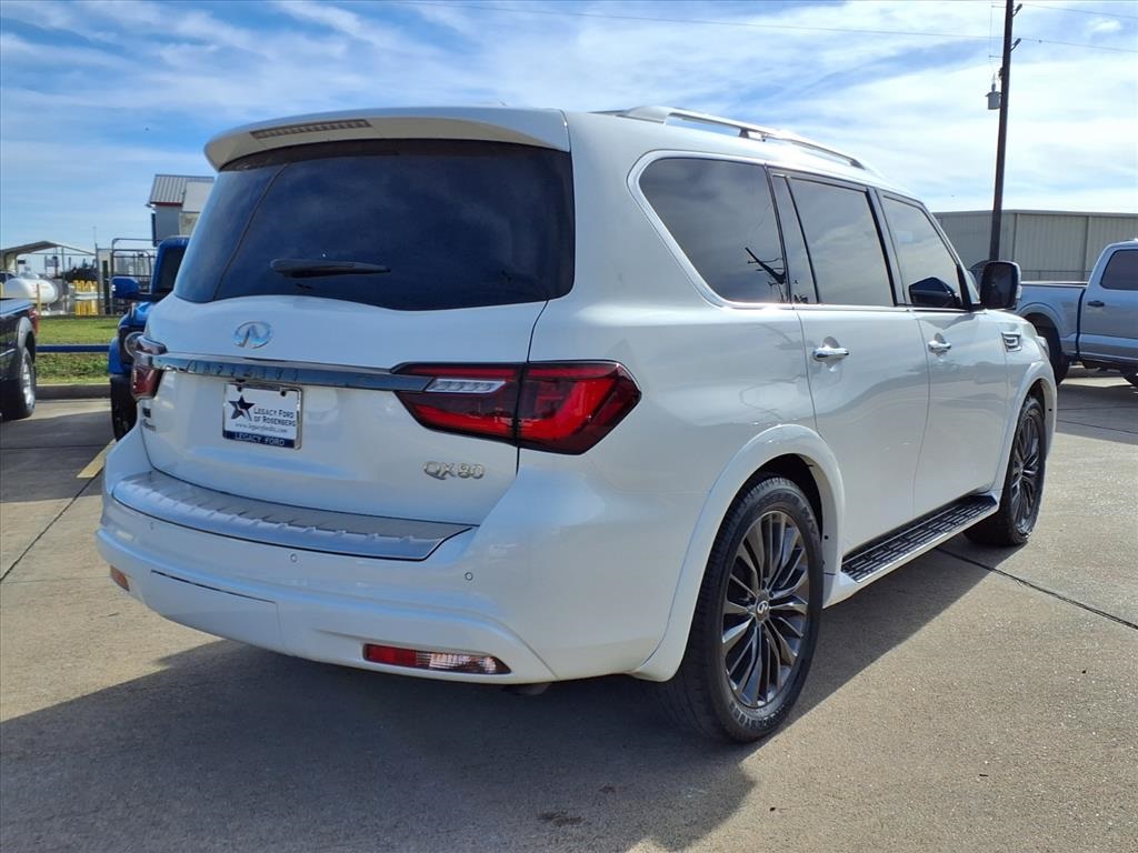 2021 INFINITI QX80 Premium Select White at Mac Haik CDJR North Houston