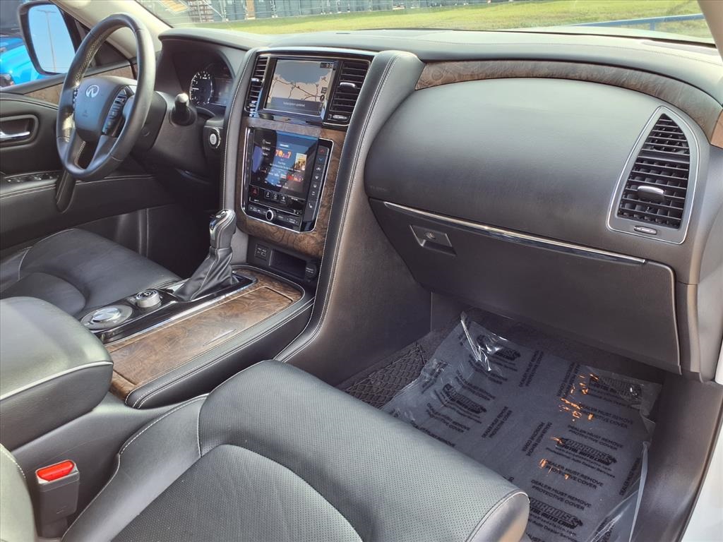 2021 INFINITI QX80 Premium Select White at Mac Haik CDJR North Houston