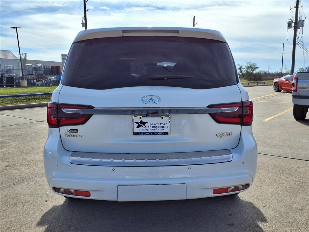 2021 INFINITI QX80 Premium Select White at Mac Haik CDJR North Houston