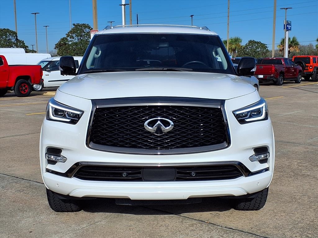 2021 INFINITI QX80 Premium Select White at Mac Haik CDJR North Houston