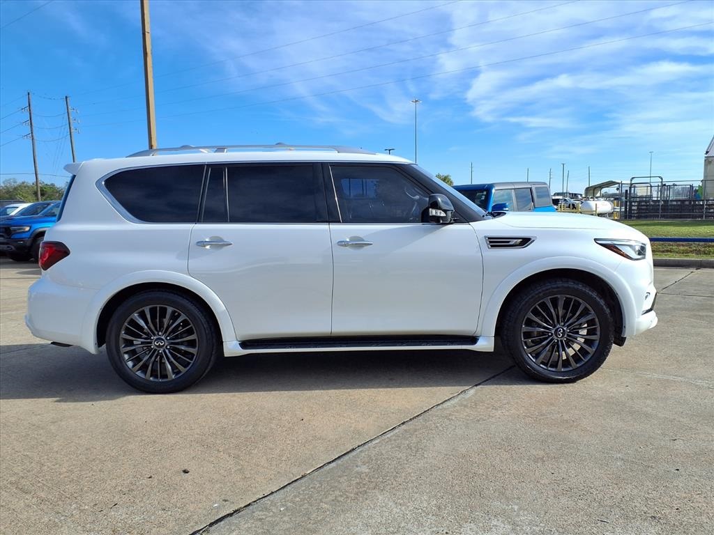 2021 INFINITI QX80 Premium Select White at Mac Haik CDJR North Houston