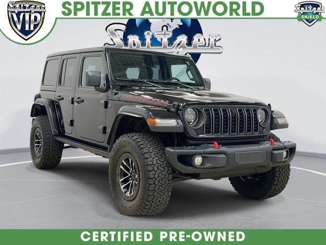Black Clearcoat 2024 Jeep Wrangler SUV / Crossover Four-Wheel Drive 8-Speed Automatic