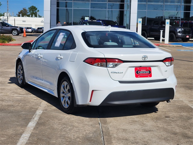 2024 Toyota Corolla LE White at Baytown Hyundai