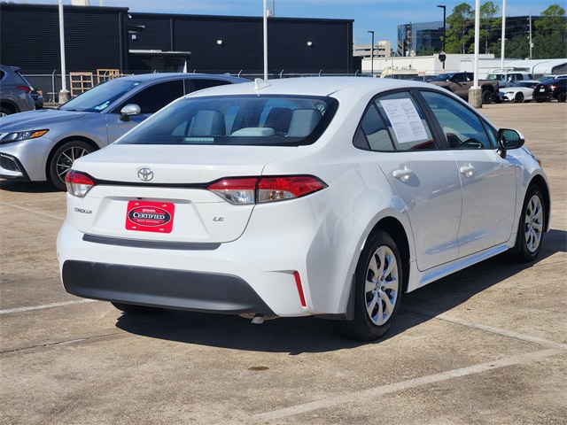 2024 Toyota Corolla LE White at Baytown Hyundai