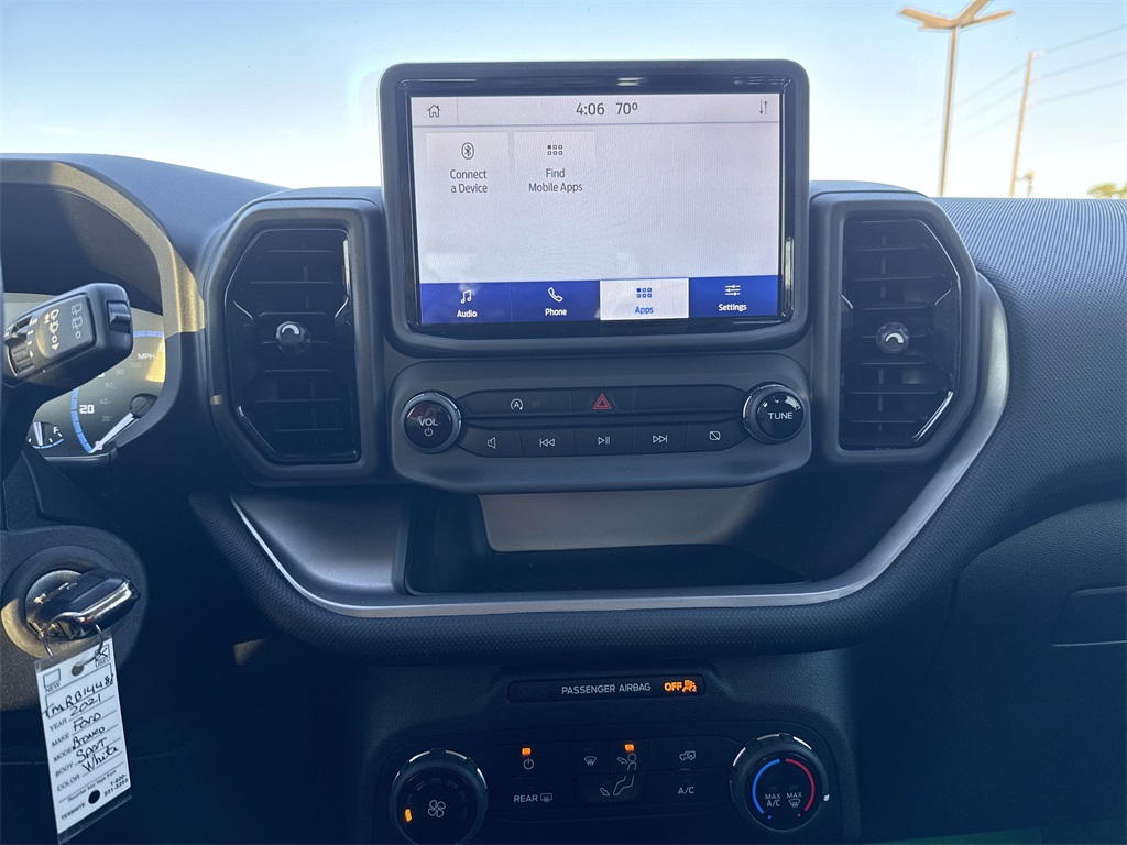 2021 Ford Bronco Sport Base White at Cook Ford