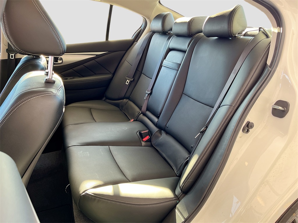 2023 INFINITI Q50 LUXE White at AutoSavvy Houston Southwest