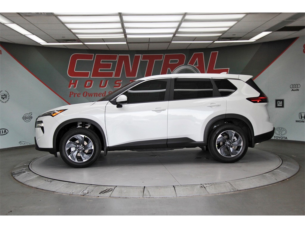 2026 Nissan Rogue SV White at Central Houston Nissan