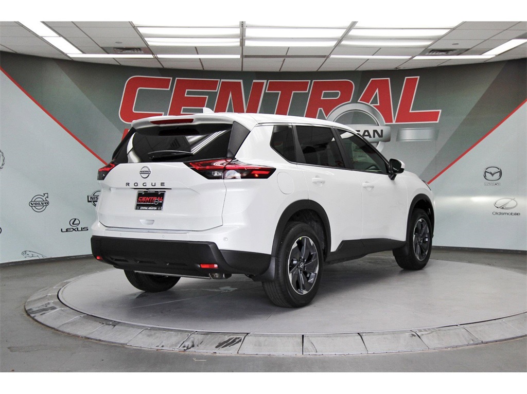 2026 Nissan Rogue SV White at Central Houston Nissan